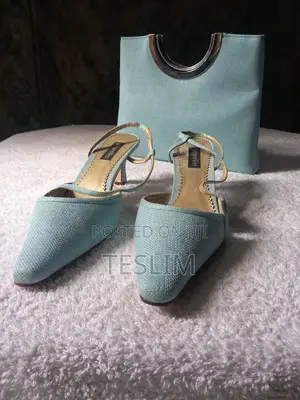 Ladies High Heel Shoes With Matching Bag