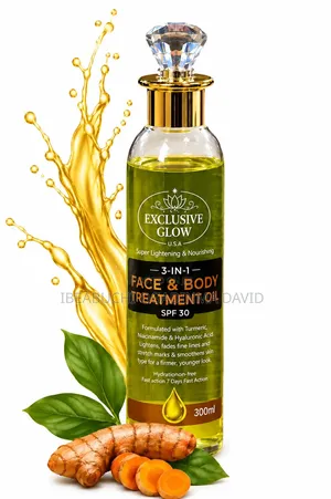 Exclusive Glow Super Lightening Nourishing 3-in-1 Face and Body Oil.