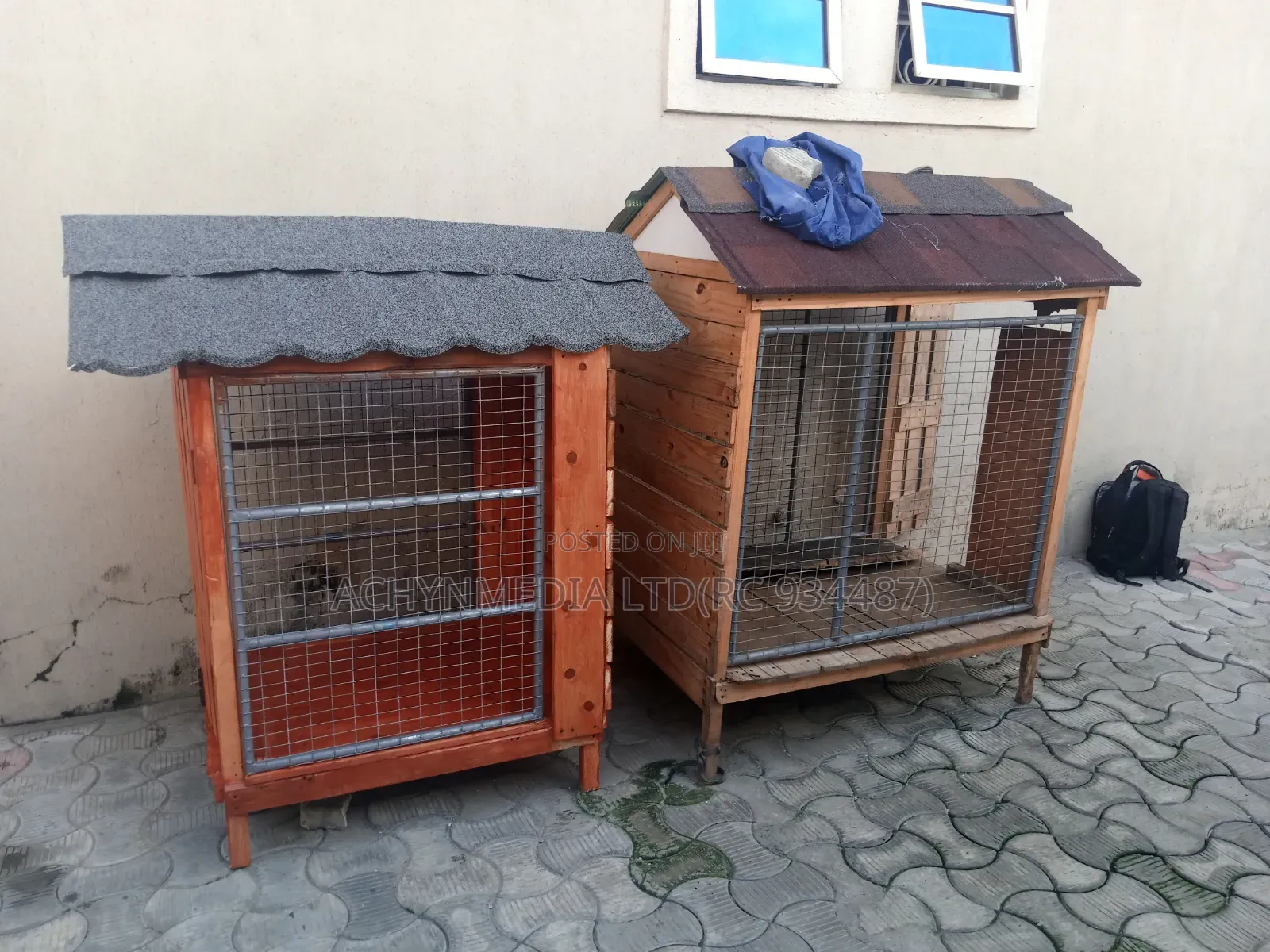 Wooden Iron Dog Chicken Cages