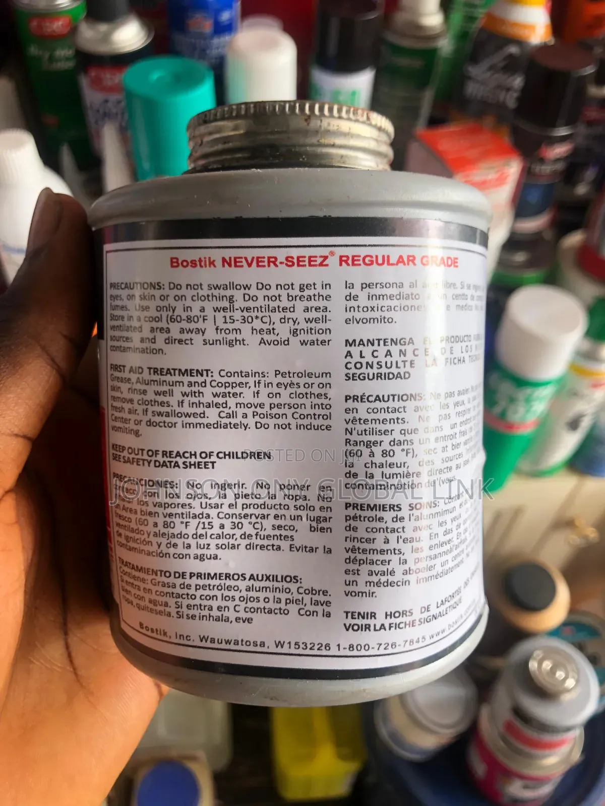 Bostik Never-seez (Anti-seize Lubricating Compound)