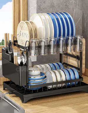 Two Layers Plate Rack