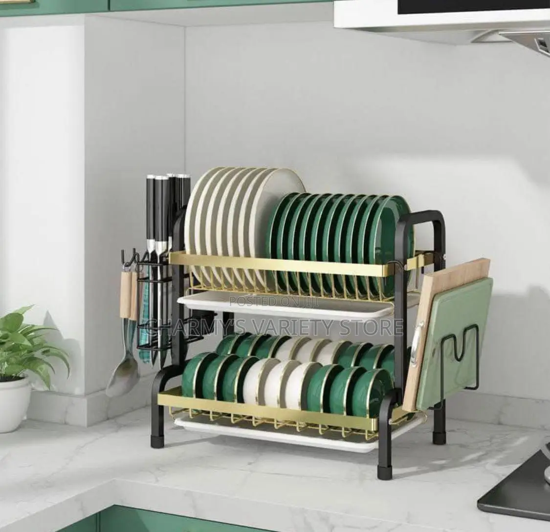 Double Layers Plate Rack