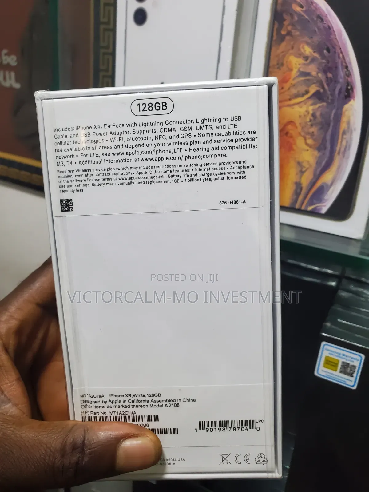New Apple iPhone XS Max 256 GB Silver