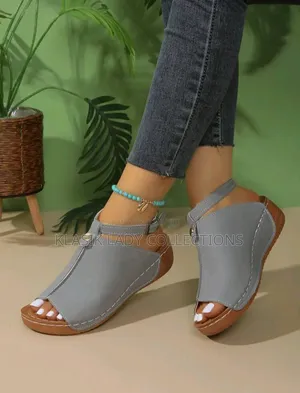 Sofia Comfort Sandals - Grey