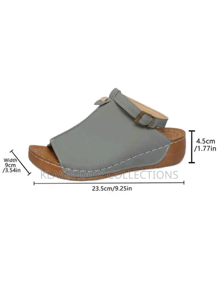 Sofia Comfort Sandals - Grey