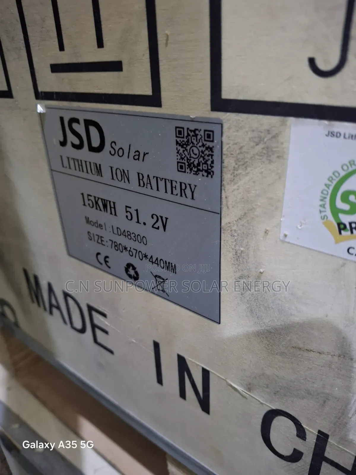 15kwh/48v JSD Solar Lithium-Iron Phosphate Energy Storage Battery