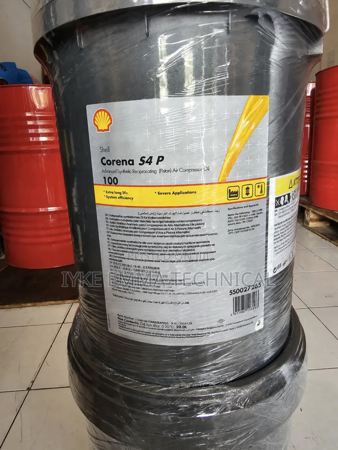 Shell Corena S4 P 100 20l