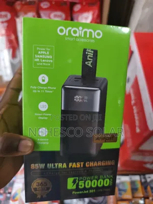 Original Oraimo 30000mah 22.5w Fast Charging Power Bank