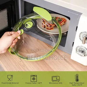 Microwave Cover for Food, 11.8 Inch Microwave Splatter Cover