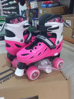 Female Child Skate With 4 Wheels