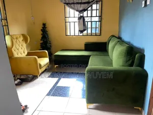 *Sharp 6 Seater Lshape and 1 Single Parlor Chair for Sale*