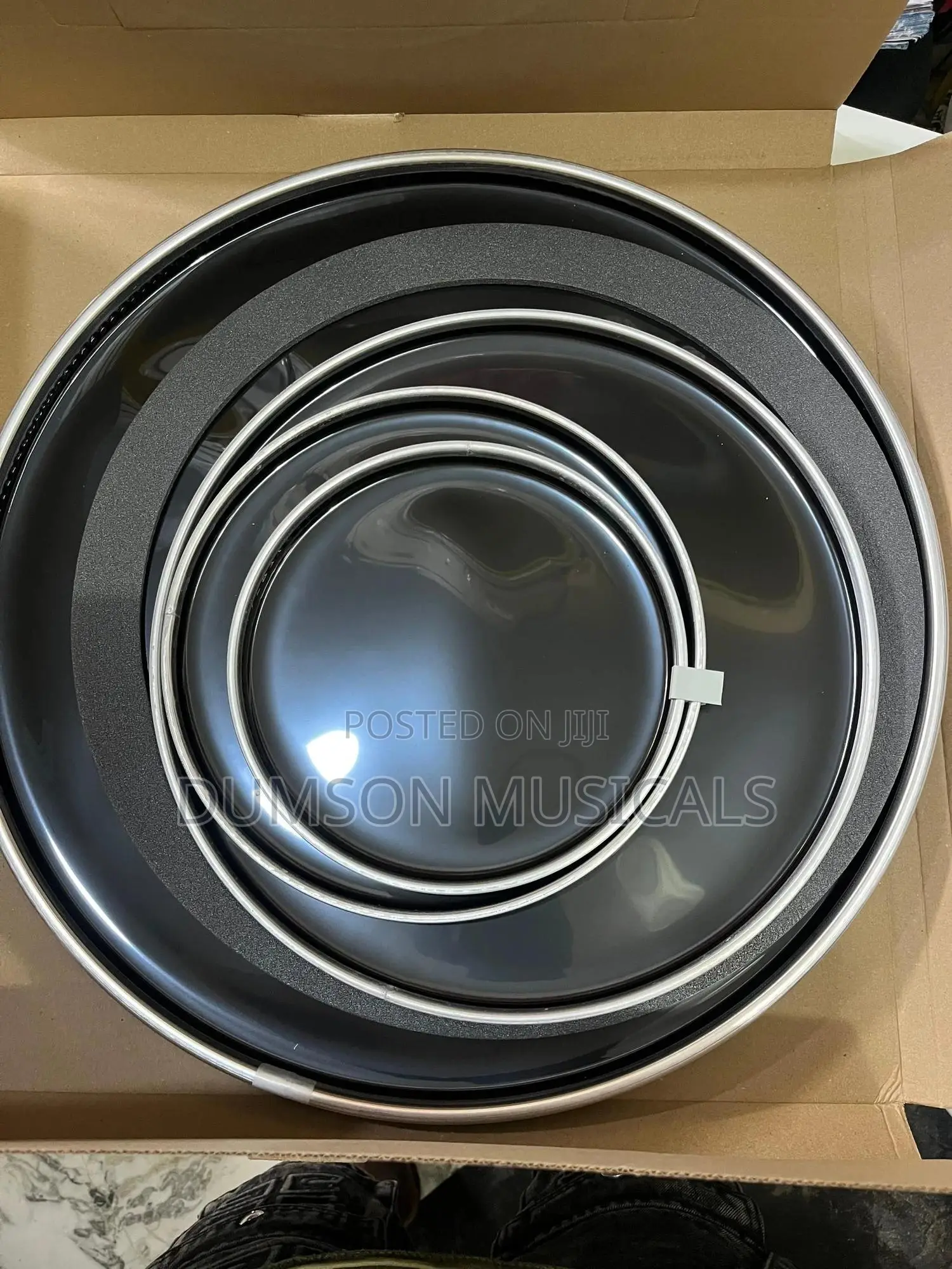 5 Piece Evans Drum Head Black Color