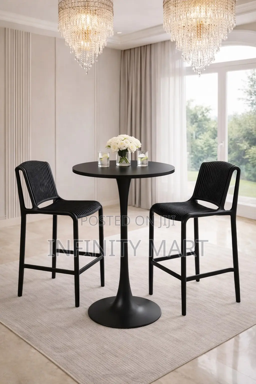 Trendy Table and Bar Stool