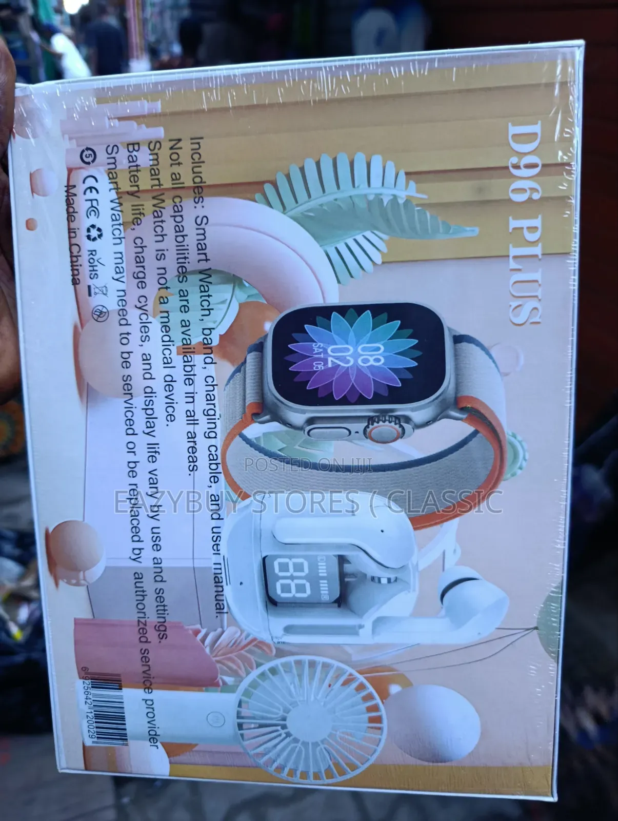 D96 Plus 6 in 1 Smart Watch