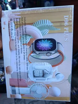 D96 Plus 6 in 1 Smart Watch
