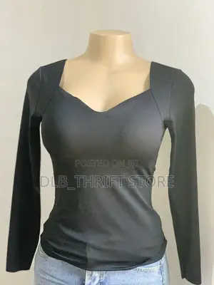 Thrift Padded Top in Blacks