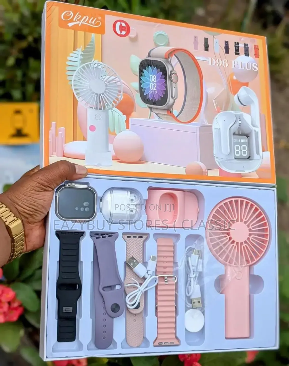 D96 Plus 6 in 1 Smart Watch