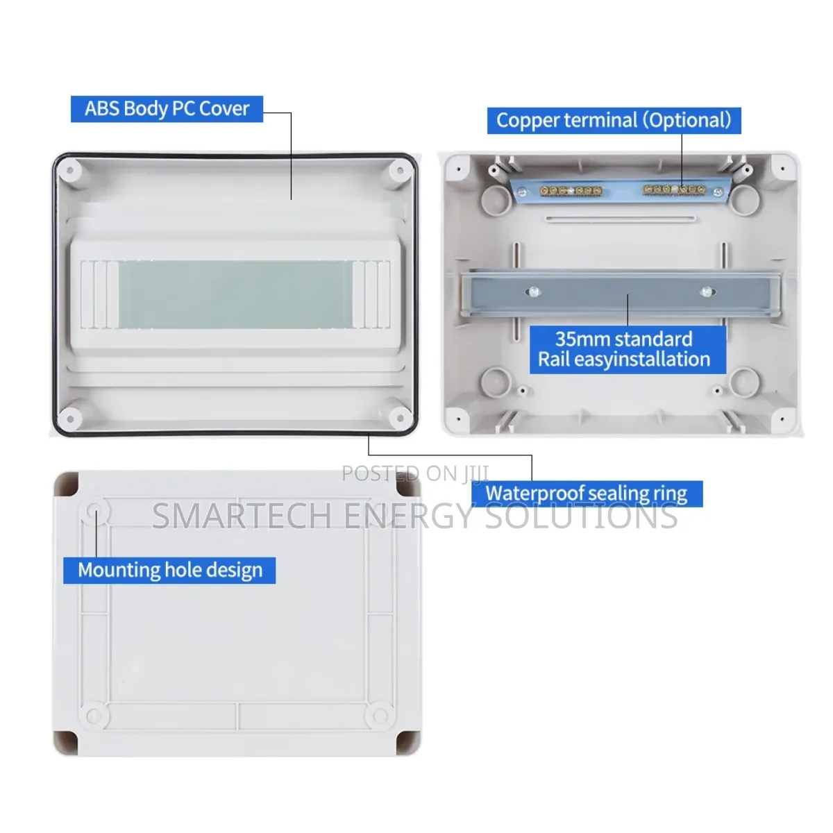 8ways Distribution Box Ip65 For Mcb Circuit Breakers St-8