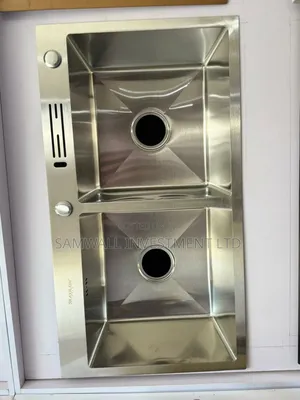 Double Bowl Satin Hand Made Kitchen Sink