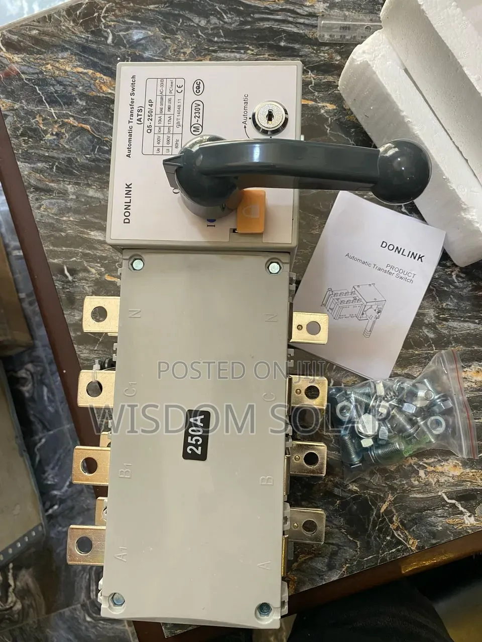 250ah Automatic Changeover Switch Don Link