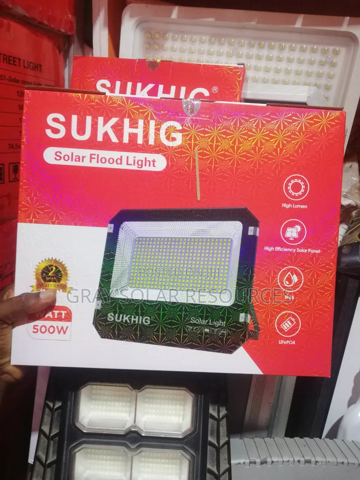 300w Sukhig Solar Floodlights