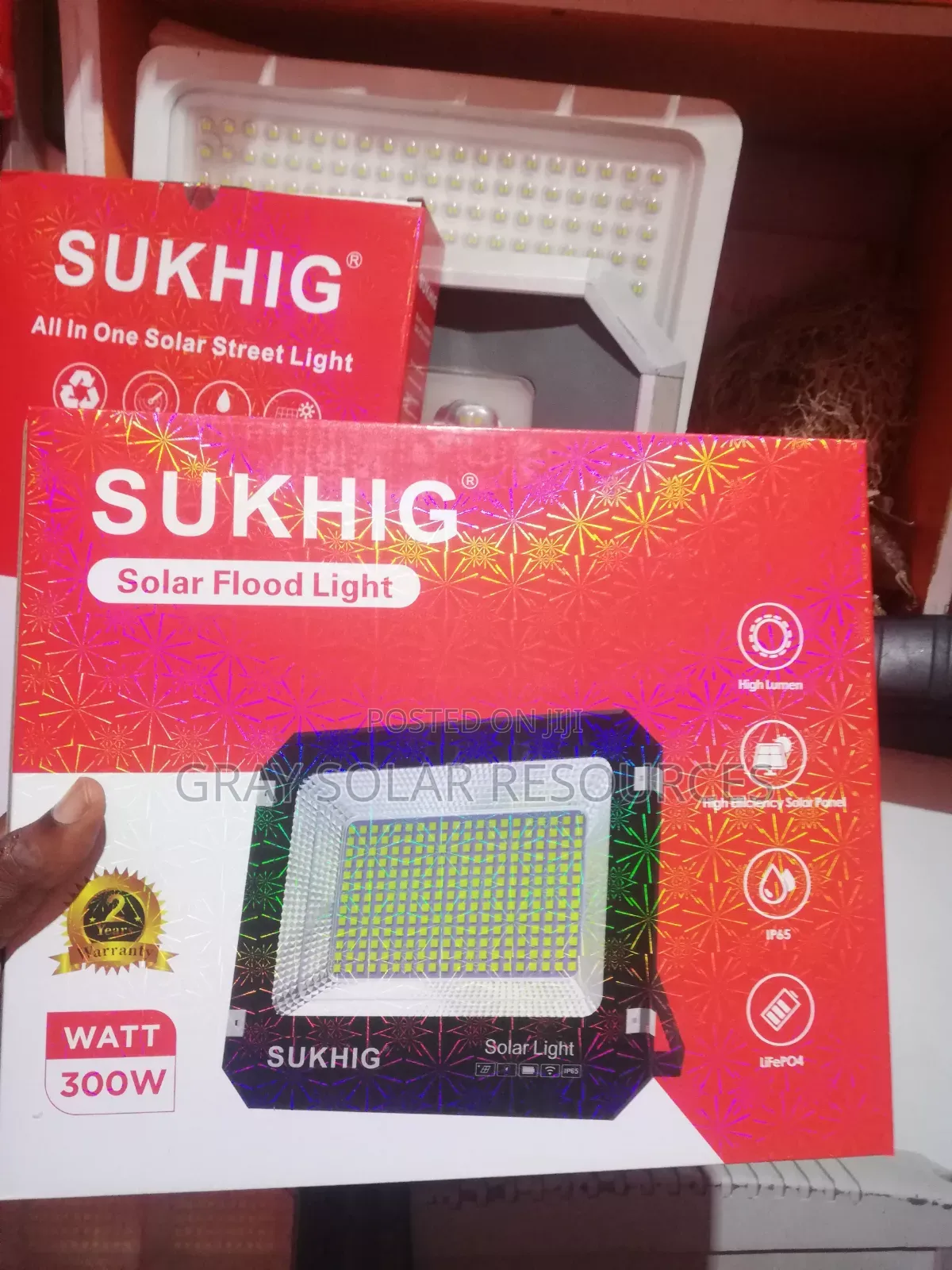 300w Sukhig Solar Floodlights