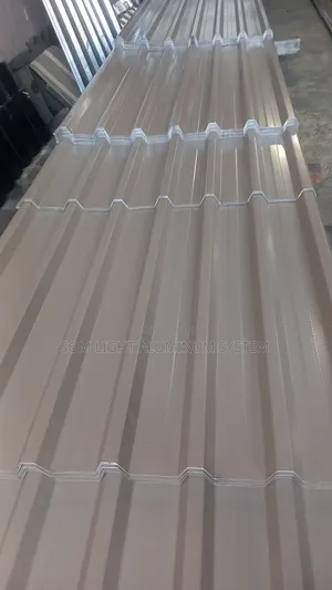 Normal Corrugation 0.60 Beige Color Oven Bake Premium Material