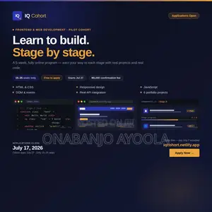 I'm Running a 5-Week Web Dev Cohort Online — 25 Slots Only (July 2026)