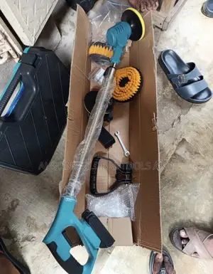 Cordless Telescopic Floor Scrubber Kit