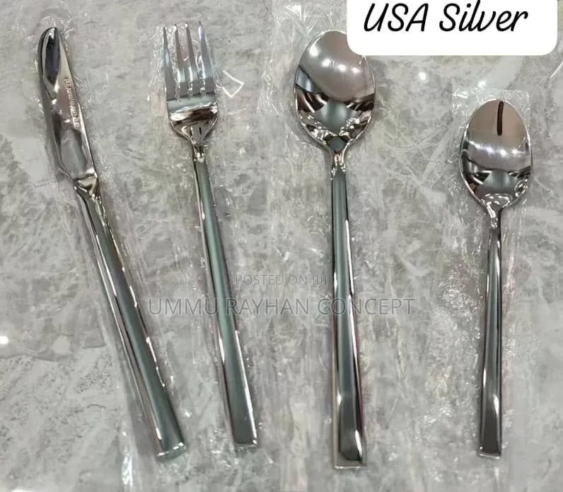 High Quality Usa Silver Cutlery Set
