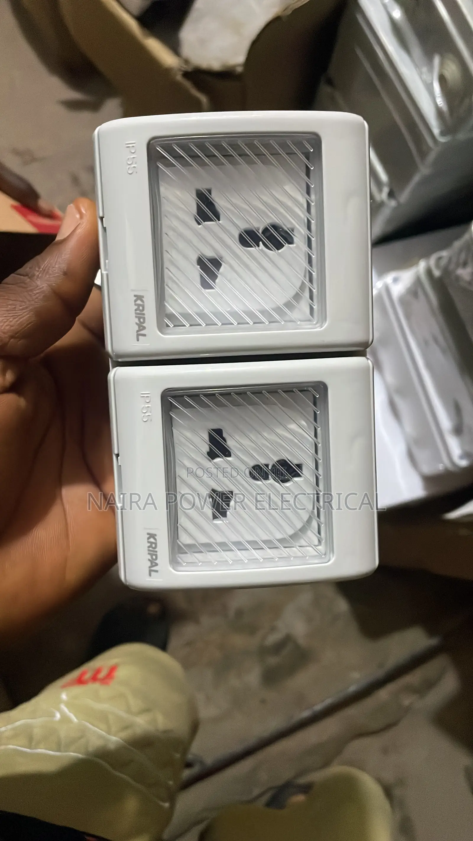 Double Socket Water Proof Outdoor