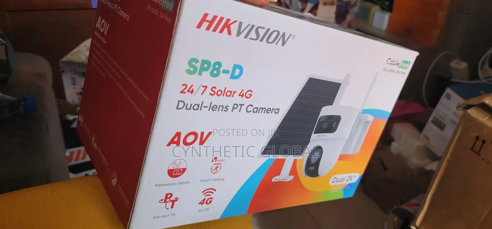 8mp Hikvision Dual Lens Solar Pt Camera