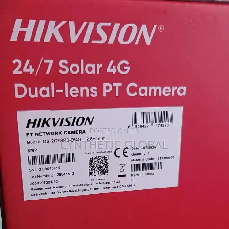 8mp Hikvision Dual Lens Solar Pt Camera