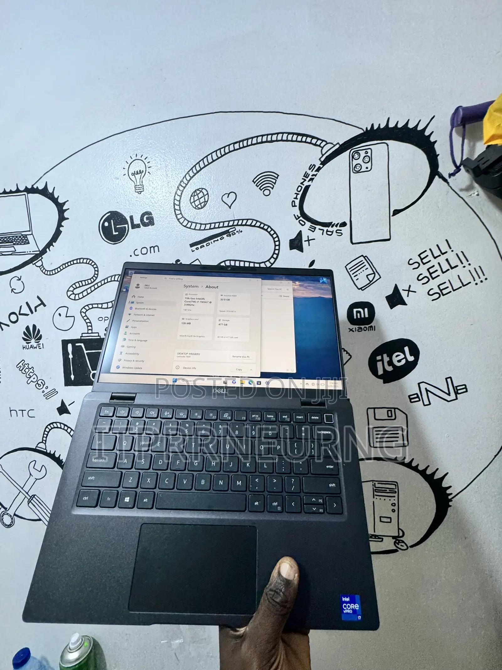 Laptop Dell Latitude 7420 32GB Intel Core i7 SSD 32GB