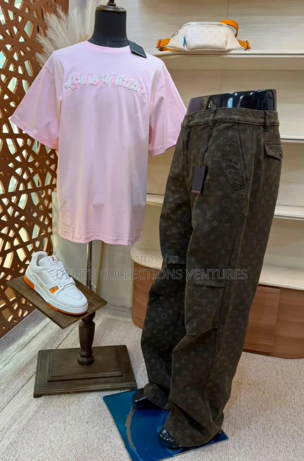 Pink Louis Vuitton Set Up and Down