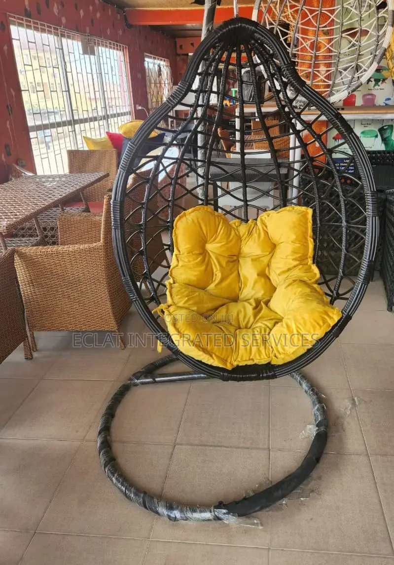 Swing Chair With Iron Base