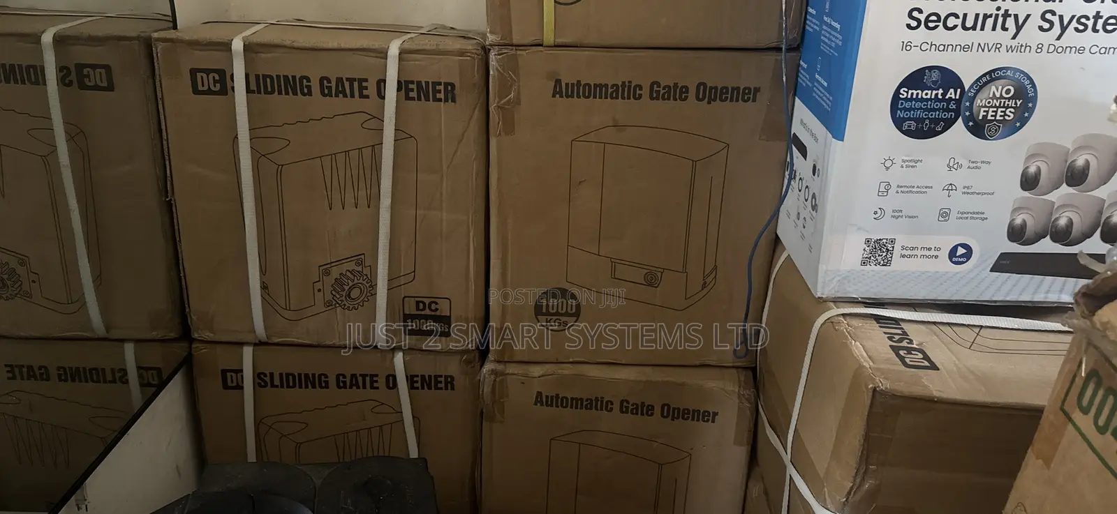 Smart Automatic Gate Opener With Phone Access and Backup Battery