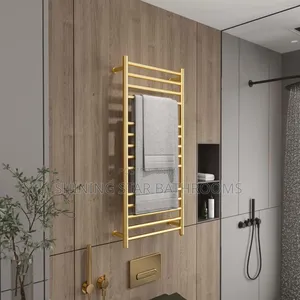 1100mm X 600mm Golden Electric Towel Warmer