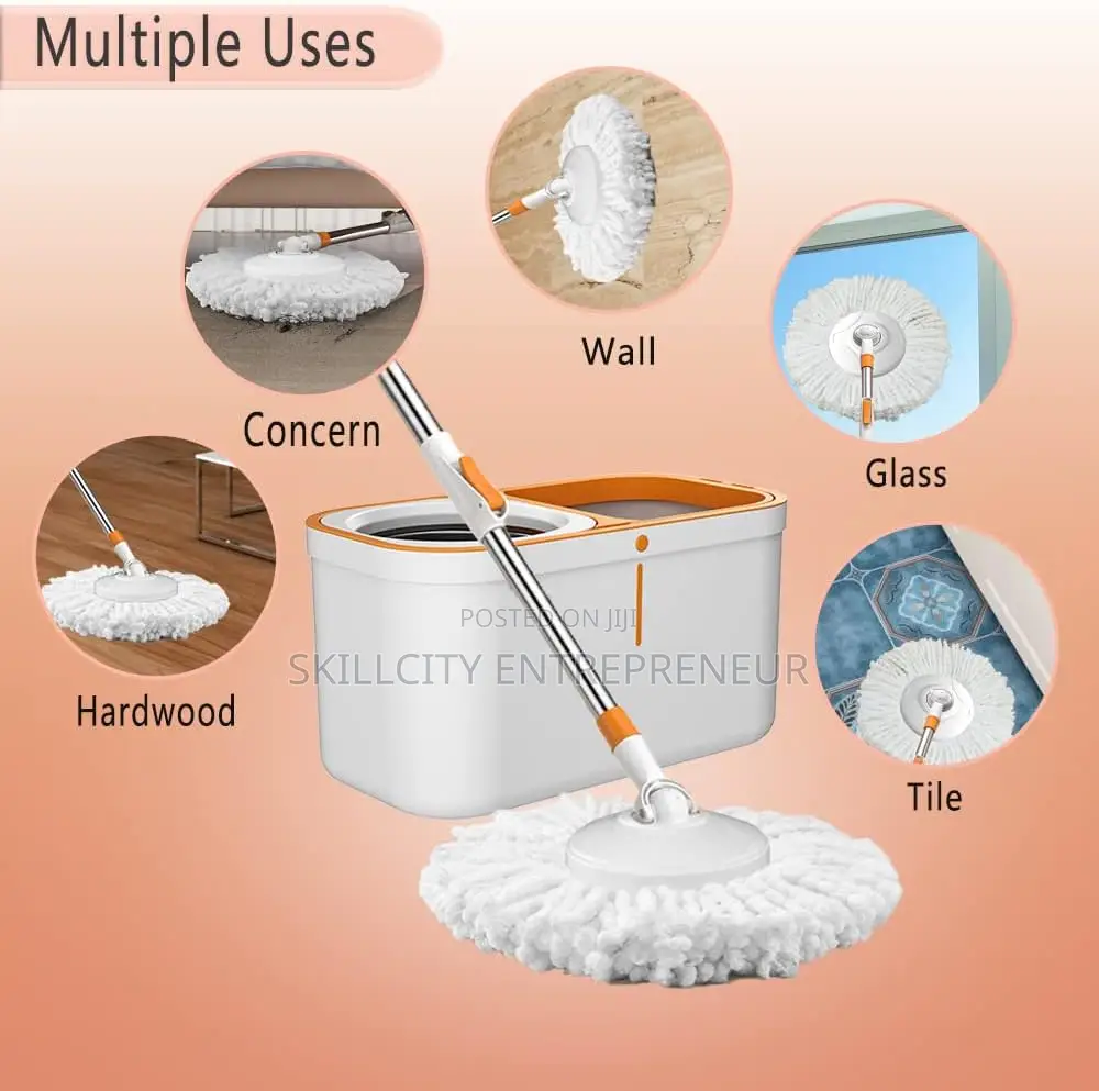 Spin Mop and Bucket Set