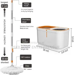 Spin Mop and Bucket Set