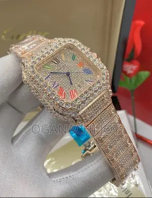 Cartier Wristwatch With Full Diamond Stones