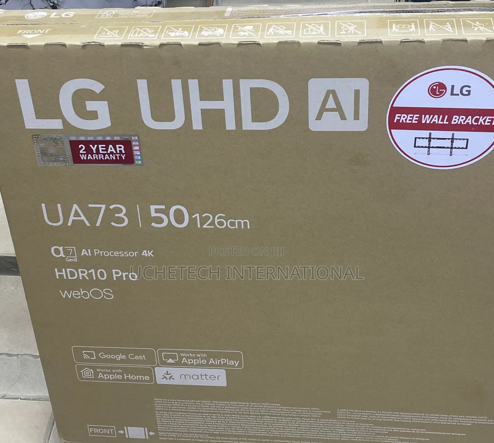 Lg 50” Uhd Smart Tv