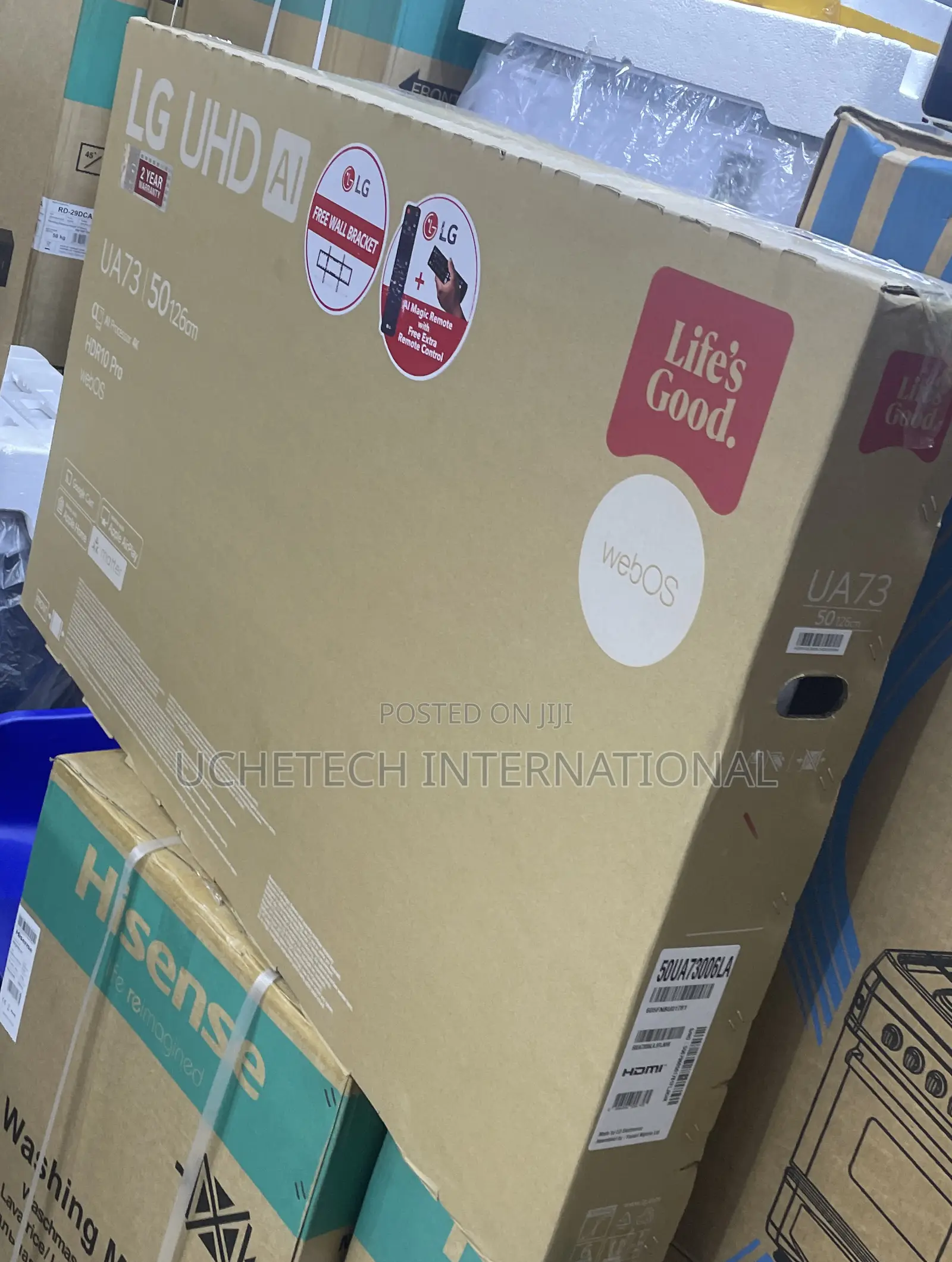 Lg 50” Uhd Smart Tv