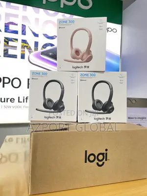 Black Logitech Zone 300