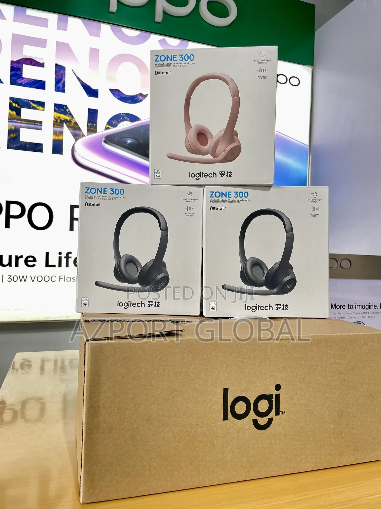 Black Logitech Zone 300