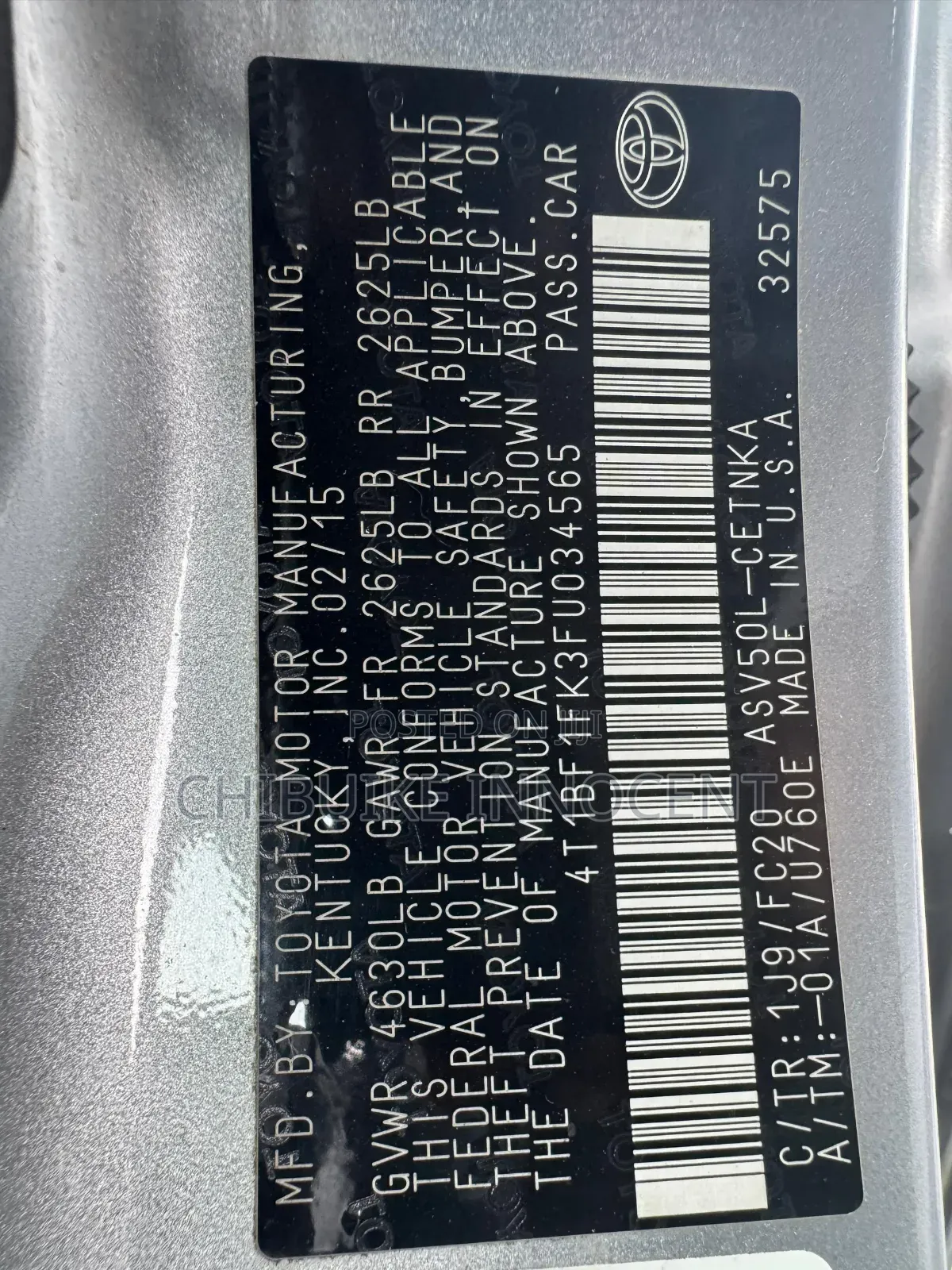 Toyota Corolla 2015