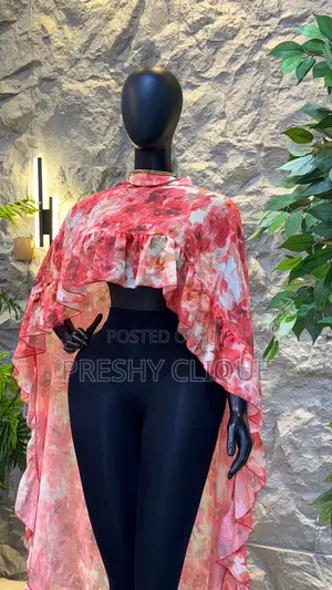 Floral Cape Top