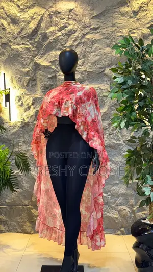 Floral Cape Top