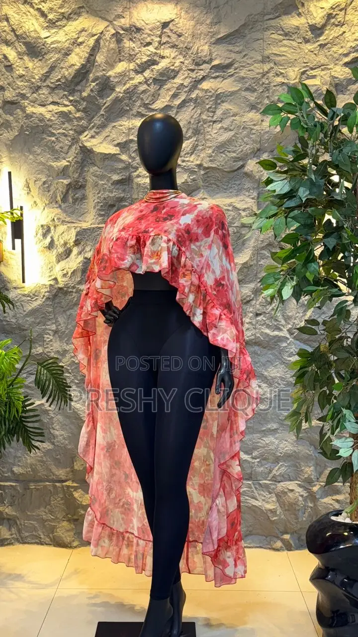 Floral Cape Top