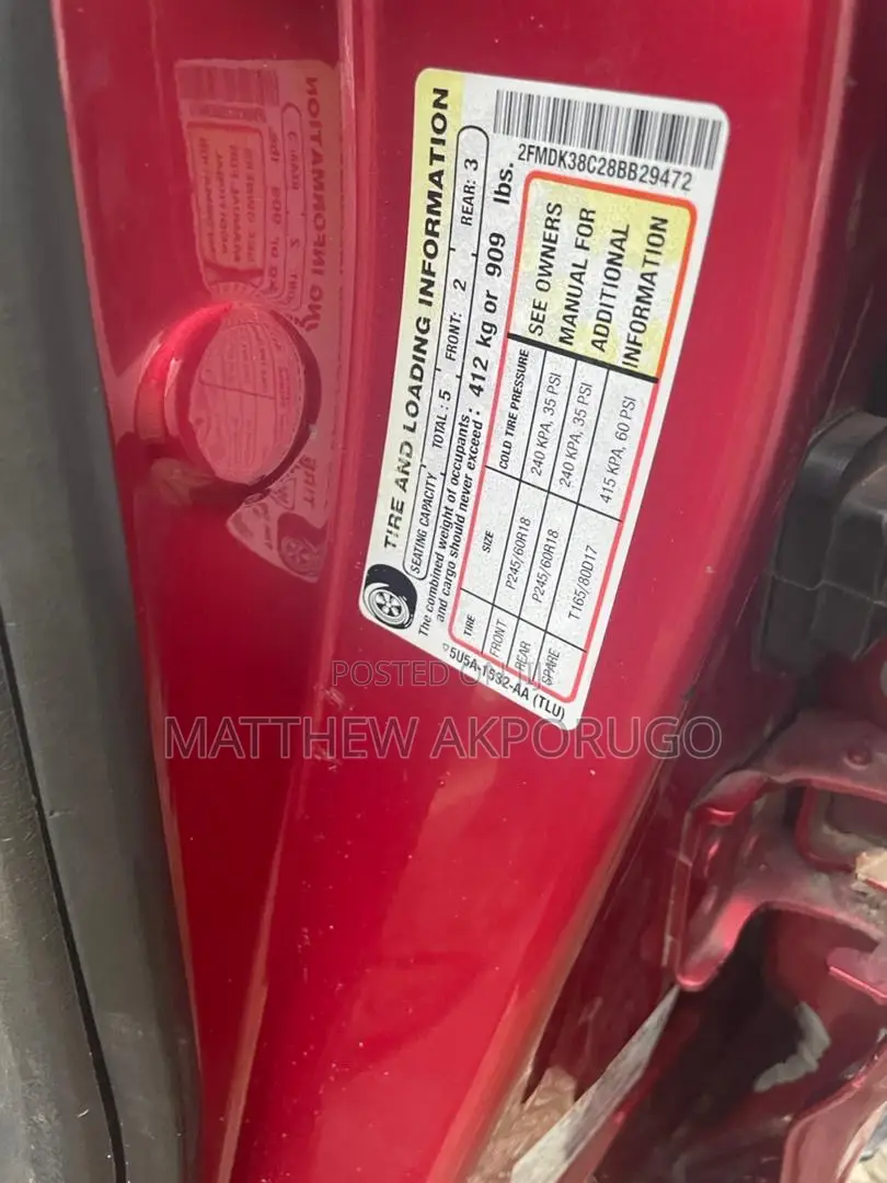 Ford Edge 2009 Red